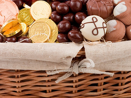 basket of gift chocolates