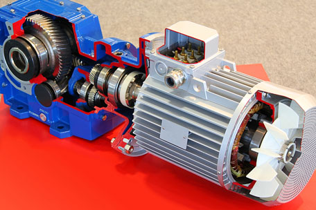 electric motor and gearbox