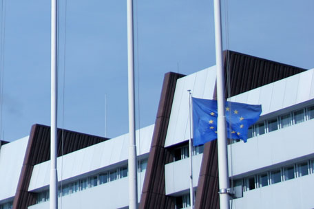 eu flag and flagpoles