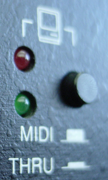 MIDI control panel