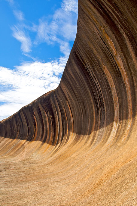wave rock formation, western australia