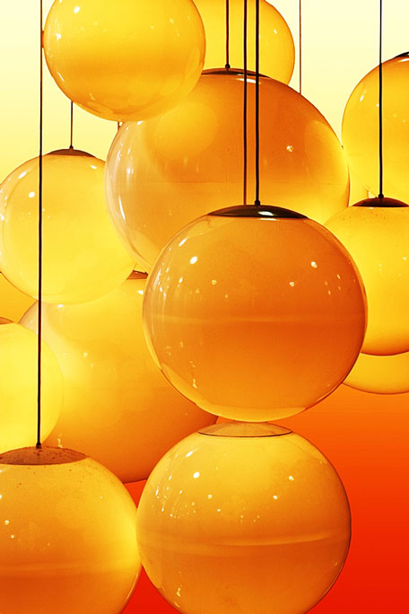 yellow light fixtures